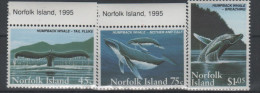 Norfolk. Humpback Whales. 1995. MNH Set. SCV = 6.05 - Walvissen