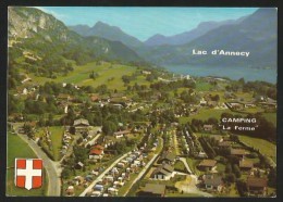 CAMPING LA FERME Chaparon Lathuille Lac D'Annecy Faverges 1988 - Faverges