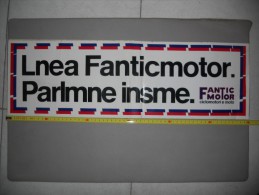 Fantic Motor Vetrofania Originale - Genuine Factory Fantic Motor Motorcycles Shop Window Sticker - Other & Unclassified