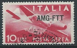 1949-52 TRIESTE A USATO POSTA AEREA CAMPIDOGLIO 10 LIRE - ED913 - Airmail