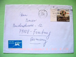 Israel 2004 Cover To Germany - Football Soccer FIFA - Brieven En Documenten