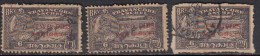 3 Diff., Shade / Perf., Variety, Two Pies, Travancore Cochin Used 1949 - Travancore-Cochin