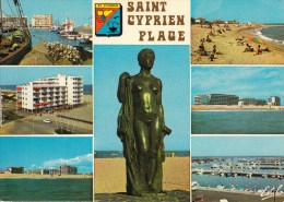 66 - Saint-Cyprien-Plage, Multi-Vues, - Saint Cyprien