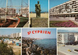 66 - Saint-Cyprien-Plage, Multi-Vues, - Saint Cyprien