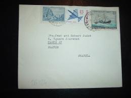 LETTRE POUR FRANCE TP 20P + 15P + 3P OBL. ? DIC 67 BUENOS AIRES - Brieven En Documenten