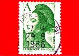 FRANCIA - 1986 - Usato - La Libertà Che Guida Il Popolo - Gandon - A - 1982-1990 Liberté (Gandon)