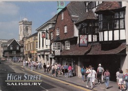 BF25079 Salisbury  High Street Types  United Kingdom Front/back Image - Salisbury