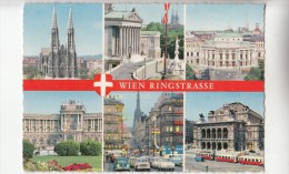 BF25269 Wien Ringstrasse Car Tramway  Austria   Front/back Image - Ringstrasse