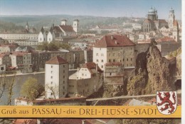 BF26194 Passau Mit Burg Niederhaus   Germany  Front/back Image - Passau