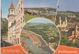 BF26197 Dreifussestadt Zusammenfluss Von Donau Passau  Germany  Front/back Image - Passau