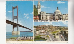 BF26250 The Severn Bridge Bristol City Centre United Kingdom  Front/back Image - Bristol