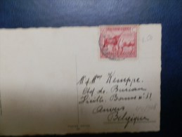 44/708  CP   CONGO BELGE POUE LA BELG. - Lettres & Documents