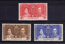 Swaziland - 1937 - GVI Coronation - MH - Swasiland (...-1967)