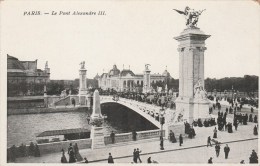 PARIS (8ème Arrondissement) - Le Pont Alexandre III - Très Animée - Distrito: 08