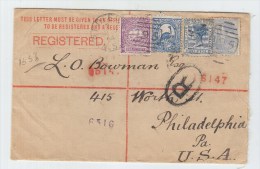 New South Wales/USA REGISTERED COVER 1894 - Covers & Documents