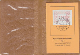 Suisse - Document De 1982 - Affranchissement Timbres Automates - Oblitération St Moritz - Affrancature Meccaniche