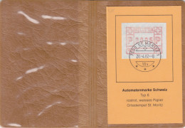 Suisse - Document De 1982 - Affranchissement Timbres Automates - Oblitération St Moritz - Affranchissements Mécaniques