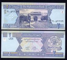 AFGHANISTAN :  Banconota 2  Afghanis - 2002 - P65 - Afghanistan