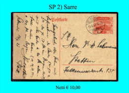 Sarre-SP002 - Postwaardestukken