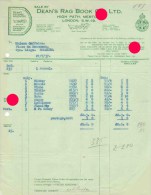 LONDON 1937 DEAN'S HYGIENIC DOLLS & TOYS DEAN'S RAG BOOK Co Ltd  / Jouets - Royaume-Uni
