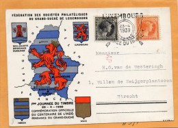 Luxembourg 1939 Card - Lettres & Documents