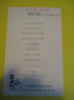 Menu/Vichy-Célestin/Annem Asse/1960    MENU57 - Menus