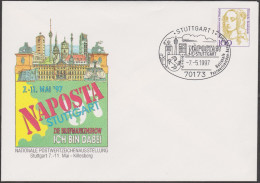 Allemagne 1997. Privatganzsache, Entier Postal Timbré Sur Commande. Naposta, Stuttgart - Privé Briefomslagen - Gebruikt