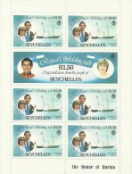 Seychelles 1981 Royal Wedding R 1.50 Sheetlet MNH - Seychellen (1976-...)