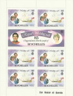 Seychelles 1981 Royal Wedding R 5 Sheetlet MNH - Seychellen (1976-...)