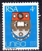 SOUTH AFRICA 1973 Centenary Of University Of South Africa - 4c University Coat Of Arms  MNG - Ungebraucht