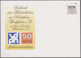 Allemagne 1999. Privatganzsache, Entier Postal Timbré Sur Commande. Verband Der Philatelisten Nordrhein-Westfalen - Sobres Privados - Nuevos