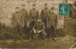 MILITARIA - LA CAVALERIE - Carte Photo Militaires Au Camp Du LARZAC Postée à LA CAVALERIE En 1914 - La Cavalerie