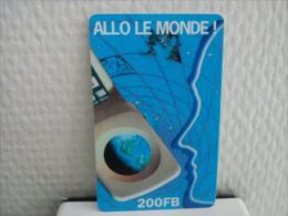 Prepaid Card Allo Le Monde Used - Cartes GSM, Recharges & Prépayées