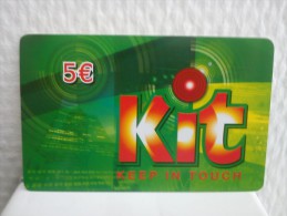 Prepaidcard  Belgium Kit Used Rare - [2] Prepaid & Refill Cards