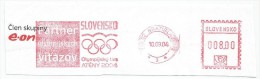 A5 Slovakia 2004. Machine Stamp Cut Fragment SLOVAK OLYMPIC TEAM ATHENS 2004. - Sommer 2004: Athen