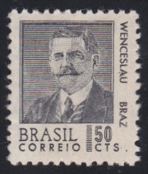 BRASIL 1968 - WENCWSLAU BRAZ  - YVERT Nº 844 - Gebruikt