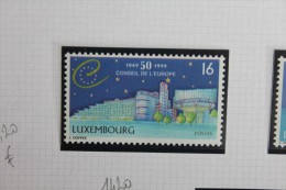 Timbre Luxembourg Y&T 1420 ** ,50 Ans Conseil De L'Europe Et Enveloppe 1er Jour - Nuevos