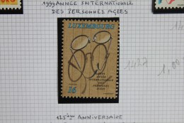 Timbre Luxembourg Y&T 1427 ** ,  Année Internationale Des Personnes Agées Et Enveloppe 1er Jour - Nuevos