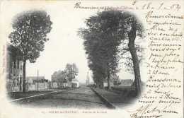 Solre-le-Château - Avenue De La Gare - Carte Dos Simple N° 63 - 1904 - Solre Le Chateau