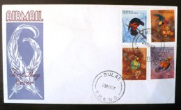 NIGER  Loriquet, Perroquet, Oiseaux. Yvert 122/25 Sur FDC, Enveloppe 1er Jour. EMIS EN 1967 - Parrots