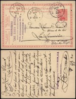 Entier De Iseghem à La Louvière  1920 - Cartes Postales [1909-34]