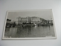 STORIA POSTALE FRANCOBOLLO TASSATA BRASILE SANTOS ALFANDEGA  NAVE SHIP TRAGHETTO - Other