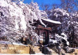 SOUTH KOREA COLOUR PICTURE POST CARD - O SU MUN GAE IN CH'ANGDOK PALACE, CHUNCHON - Corée Du Sud