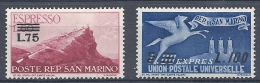 140015382  SAN MARINO   YVERT  EXPRESSO  Nº  23/4  */MH - Express Letter Stamps