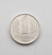 GERMANY DEMOCRATIC REPUBLIC-1 PFENNING - 1 Pfennig