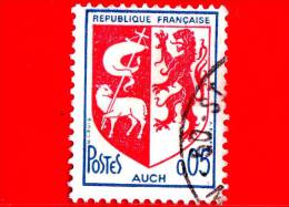 FRANCIA - 1966 - USATO - Stemmi Araldici - Auch - 0.05 - 1941-66 Coat Of Arms And Heraldry
