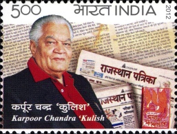INDIA 2012 - Journaux, Karpoor Chandra 'Kulish' - 1 Val Neufs // Mnh - Neufs