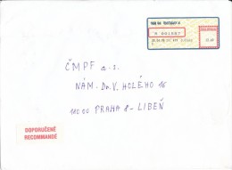 Czech Rep. / APOST (1998) 568 04 Svitavy 4 / 568 04 SVITAVY 4 (R-letter) Tariff: 12,60 CZK, Label "RECOMMANDE" (A06542) - Briefe U. Dokumente