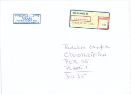 Czech Rep. / APOST (1997) 635 00 BRNO 35 (letter) Tariff. 8,00 CZK (A06575) - Covers & Documents