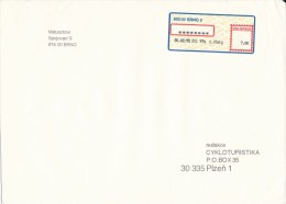 Czech Rep. / APOST (1995) 602 00 BRNO 2 (letter) Tariff. 7,00 CZK (A06574) - Covers & Documents